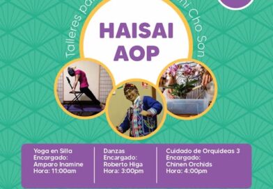 ¡Este domingo 13 de abril continúa Haisai AOP con más talleres para ti!