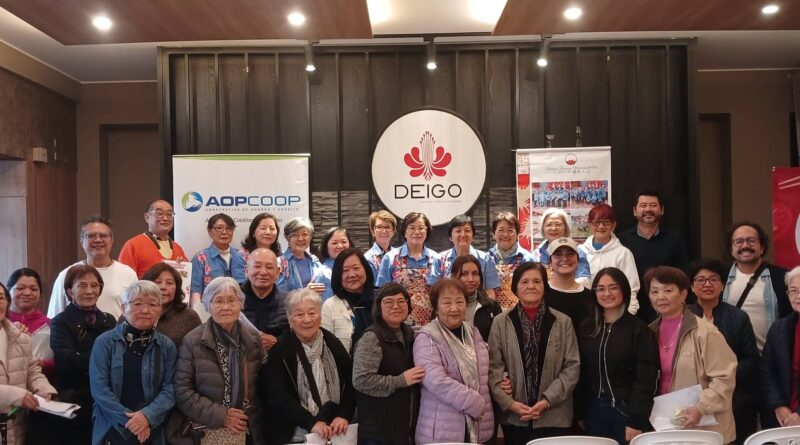 ¡Estuvimos con nuestras queridas damas de Fujinkai y DEIGO restaurante Okinawa con las didácticas clases de cocina celebrando el Día del Goya!