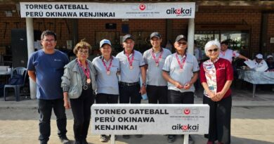 El pasado domingo se realizó el Torneo de Gateball Okinawa Kenjinkai