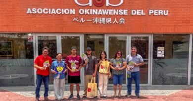 El martes pasado recibimos con mucha alegría en el AOP a los becarios de Kin Chō, Okinawa