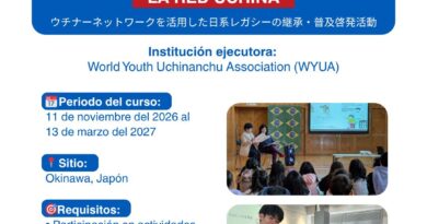 ¡Convocatoria abierta: Beca Simpatizante Nikkei – Capacitación en Okinawa, Japón!
