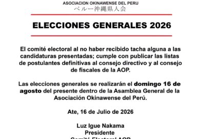 𝗘𝗟𝗘𝗖𝗖𝗜𝗢𝗡𝗘𝗦 𝗚𝗘𝗡𝗘𝗥𝗔𝗟𝗘𝗦 𝗔𝗢𝗣 𝟮𝟬𝟮6