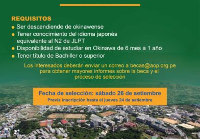 ¡Oportunidad de beca para descendientes de Okinawenses!